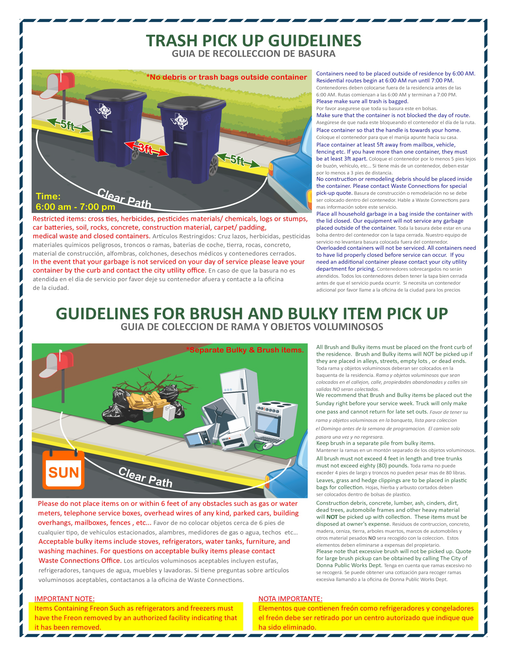 Trash Pickup Guidelines 2